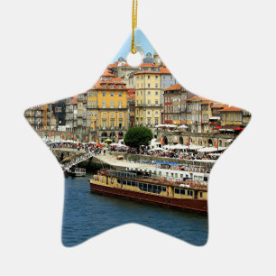Porto Portugal Julgransprydnad Keramik