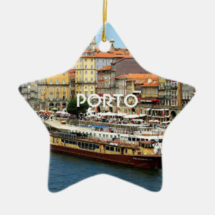 Porto, Portugal Julgransprydnad Keramik