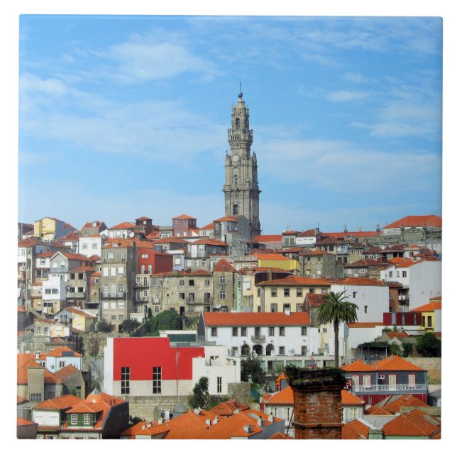 Porto Portugal Kakelplatta (Framsidan)