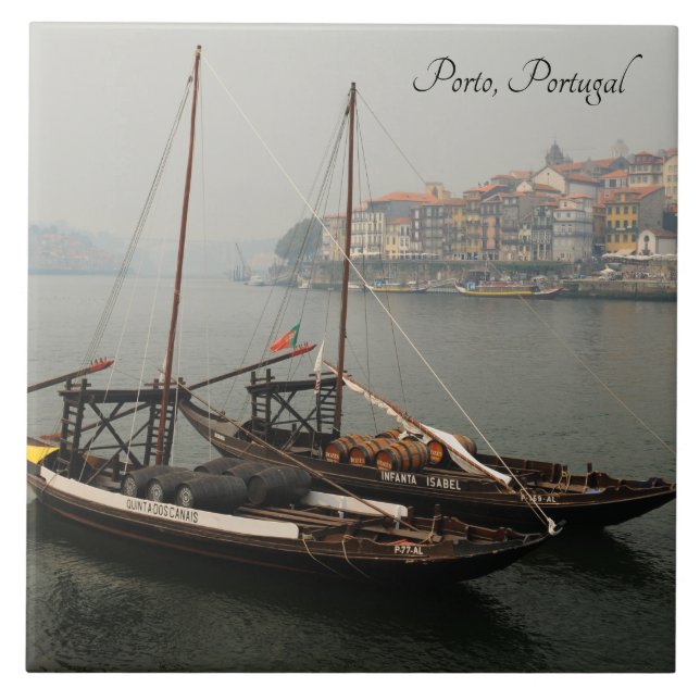 Porto Portugal Kakelplatta (Framsidan)