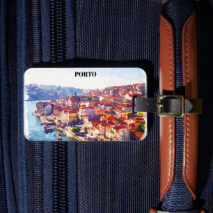 Porto Portugal Panorama View Bagagebricka