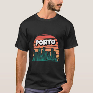 Porto Portugal Portugals resande resenär T Shirt