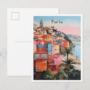 Porto Portugal Resa Estetik Vykort