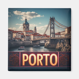 🧲 Porto Portugal Resminner Till Skatt 🧲 Magnet