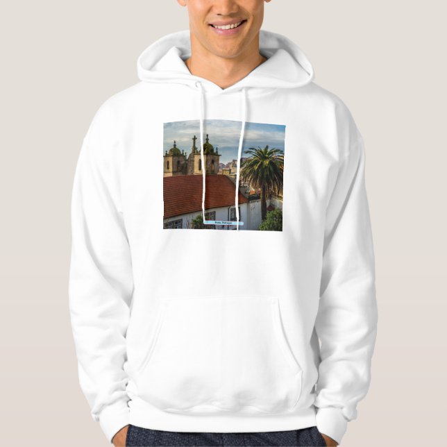 Porto, Portugal Sweatshirt Med Luva (Framsida)