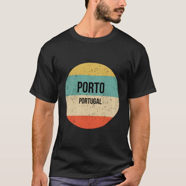 Porto Portugal T Shirt (Framsida)
