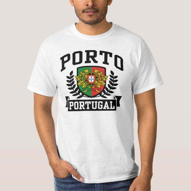 Porto Portugal Tee Shirt (Framsida)