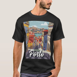 Porto Portugal Travel Abstrakt T Shirt