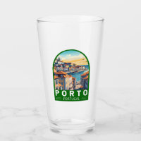 Porto Portugal Travel Art Emblem