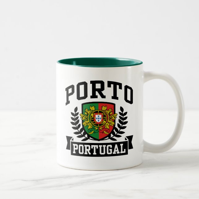Porto Portugal Två-Tonad Mugg (Höger)