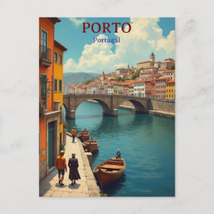Porto Portugal vintage reseskiss  Vykort