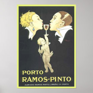 Porto Ramos Pinto Vintage annons Poster