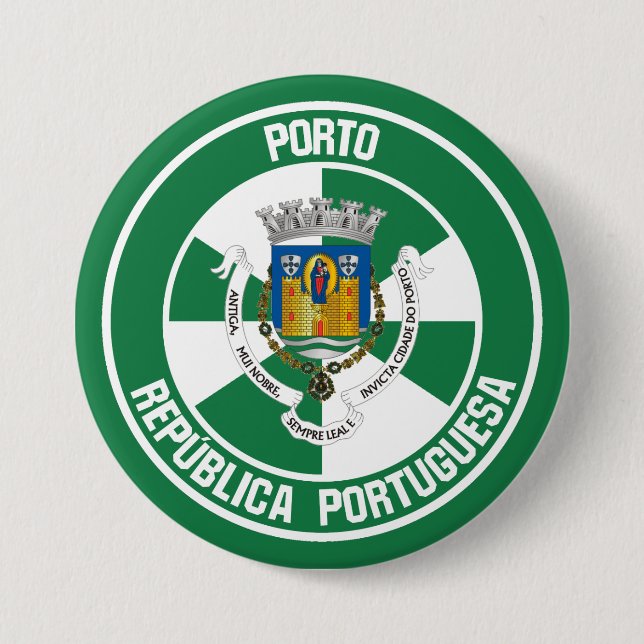 Porto Round Emblem Knapp (Framsida)