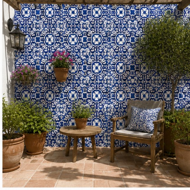 Porto Royale Classic Blue Baroque Kakelplatta (Skapare uppladdad)
