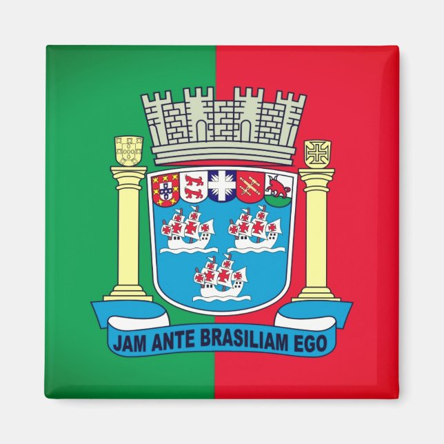 Porto Seguro, Bahia - BRAZIL Magnet (Framsidan)