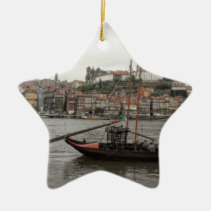 Porto strand, Portugal Julgransprydnad Keramik