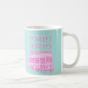 Porto Travel Art, Portugal Travel Art Kaffemugg
