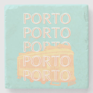 Porto Travel Art, Portugal Travel Art, Pastel Stenunderlägg