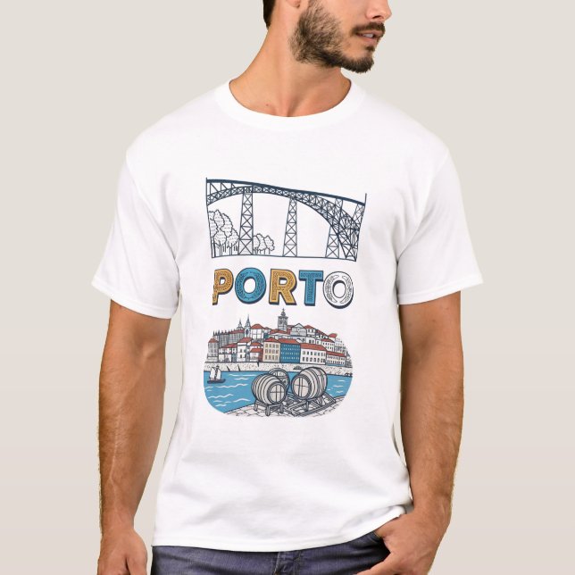 Porto Vibes T-Shirt (Framsida)