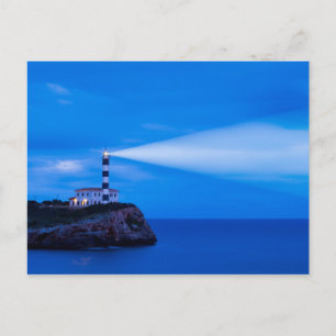 Portocolom fyr vykort
