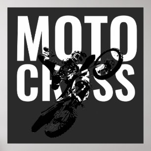 Portocross Motorcycle Sport Poste Art Poster