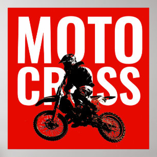 Portocross Motorcycle Sport Poste Art Poster