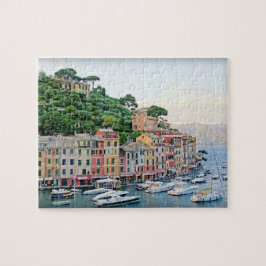 Portofino Harbour - Sommar i Italien - 8 x 10 tum Pussel