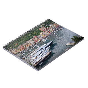 Portofino, Italia - bärbar dator Anteckningsbok Med Spiral