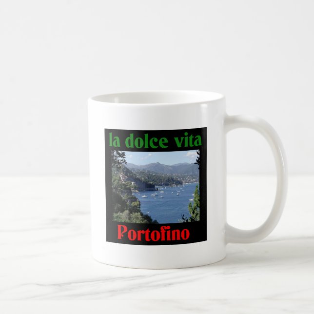 Portofino italien kaffemugg (Höger)
