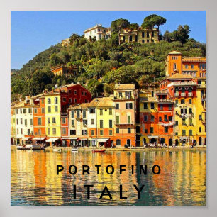 PORTOFINO-ITALIEN POSTER