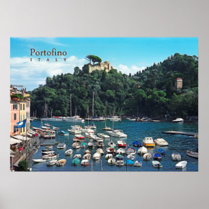 Portofino-Italien Poster