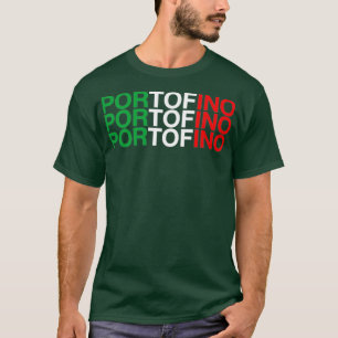 PORTOFINO Italienska Flagga T Shirt