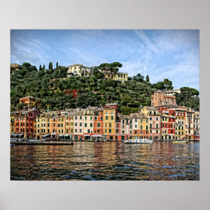 Portofino, kursiv Poster