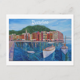 Portofino Mediterranean Pearl of Italy Riviera Vykort