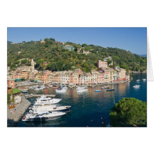 Portofino panorama hälsningskort