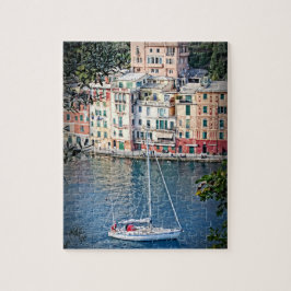 Portofino Sailing Helgdag - Italien - 8 x 10 - 110 Pussel