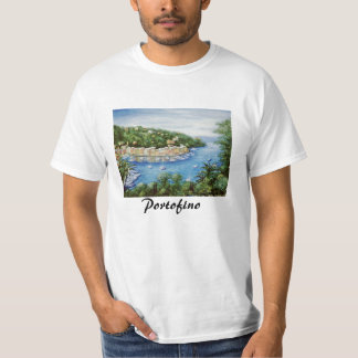 Portofino som ett majestätiskt beskådar t shirt