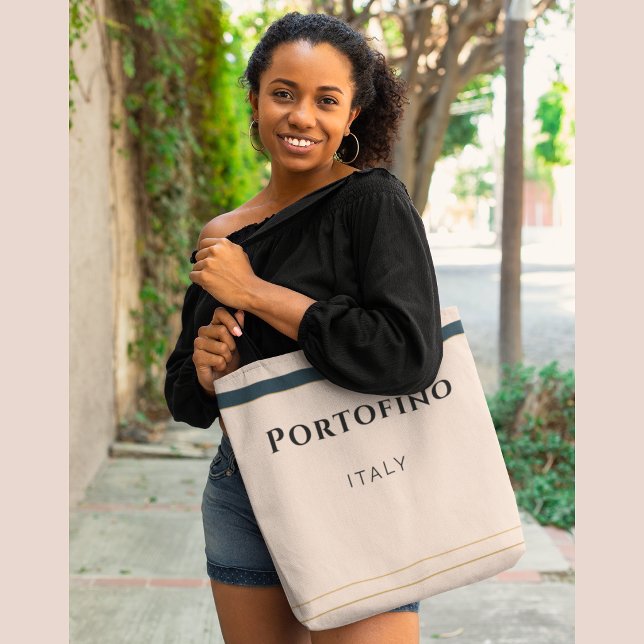 Portofino Summer Tote – Tidlös italiensk chic Tygkasse (Skapare uppladdad)