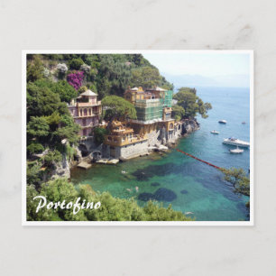 Portofino vatten vykort