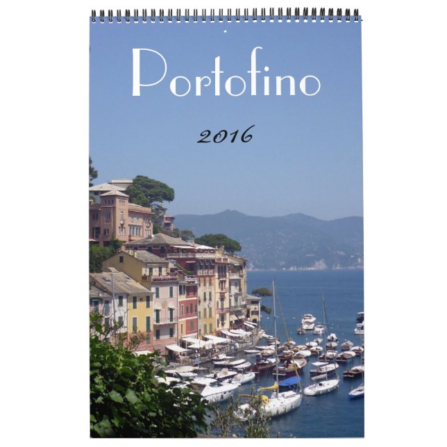 portofinoitalien 2016 kalender (Omslag)