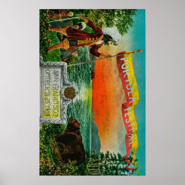 Portola Festival Advertisment (utforskare) Poster (Framsidan)