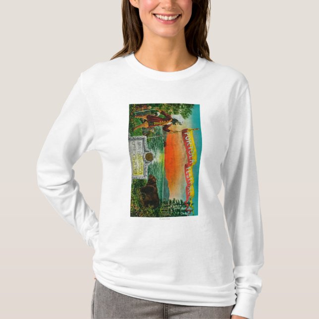 Portola festivalannonsering (utforskaren) t-shirt (Framsida)