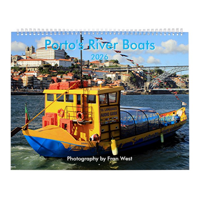 Portos River Boats 2026-kalender Kalender (Omslag)