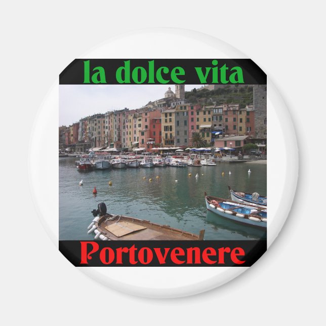 Portovenere Italien Magnet (Framsidan)