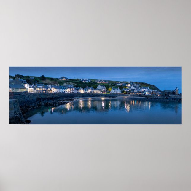 Portpatrick Harbour, Skottland Poster (Framsidan)