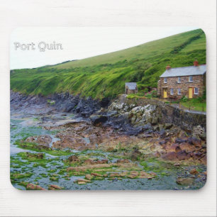 PortQuin Cornwall England Poldark läge Musmatta