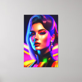 Portrait de Beauté Canvastryck