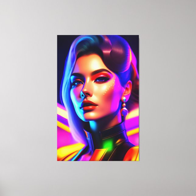 Portrait de Beauté Canvastryck (Framsida)