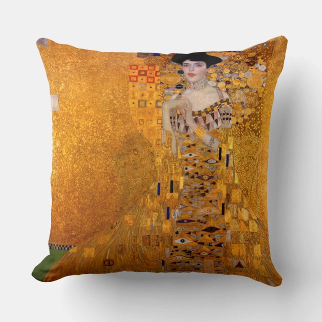 Portrait of Adele Bloch-Bauer I, 1907 by Klimt Kudde (Framsida)
