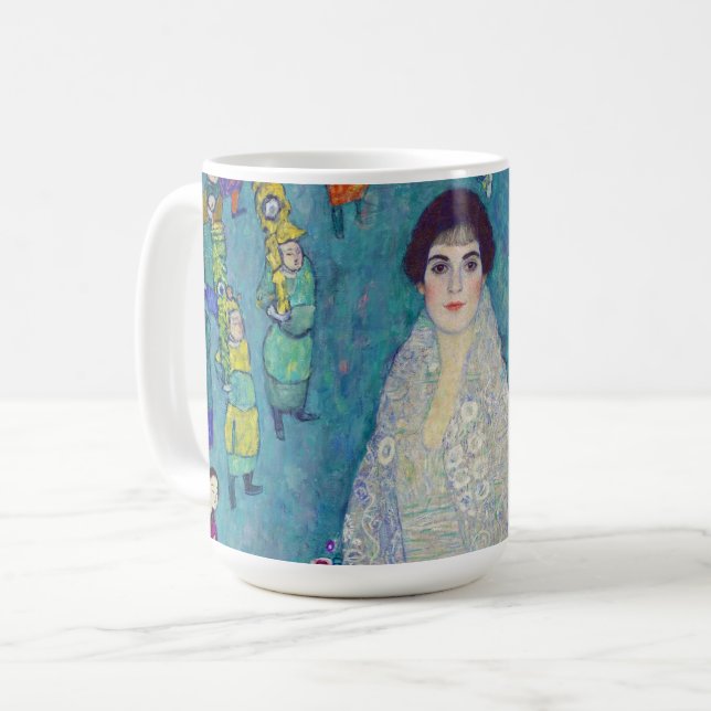 Portrait of Elisabeth Lederer, Gustav Klimt Kaffemugg (Framsida vänster)